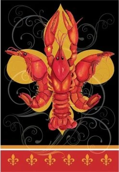 New And Exciting Dicksons And Jozie B. Garden Crawfish Fleur De Lis