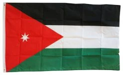 FlagLine Jordan, 3'x5' Polyester Flag