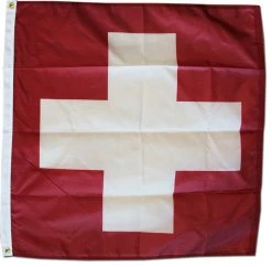 FlagLine Switzerland, 3'x3' Nylon Flag