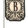 Evergreen Enterprises Monogram Garden Flag B 13"x18," Filigree 1 Evergreen Enterprises Monogram Garden Flag B 13"x18," Filigree -Mayne Store home design 465