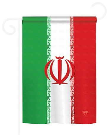 Breeze Decor Iran 2-Sided Impression Garden Flag 3 Breeze Decor Iran 2-Sided Impression Garden Flag
