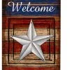 Breeze Decor Patriotic Vintage Welcome 2-Sided Vertical Impression House Flag 1 Breeze Decor Patriotic Vintage Welcome 2-Sided Vertical Impression House Flag -Mayne Store home design 470