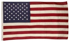 Valley Forge Flag Co Valley Forge USB3 Grommeted Cotton United States Flag, 3' X 5'