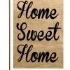 TheWatsonShop Home Sweet Home Burlap Garden Flag 1 TheWatsonShop Home Sweet Home Burlap Garden Flag -Mayne Store home design 474