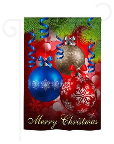 Breeze Decor Christmas Ornaments 2-Sided Impression Garden Flag 3 Breeze Decor Christmas Ornaments 2-Sided Impression Garden Flag