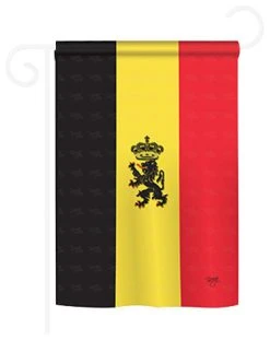 Breeze Decor Belgium 2-Sided Impression Garden Flag