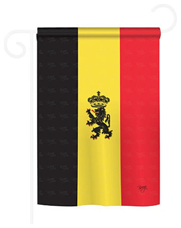 Breeze Decor Belgium 2-Sided Impression Garden Flag 3 Breeze Decor Belgium 2-Sided Impression Garden Flag