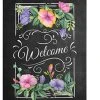 Breeze Decor Welcome Blooming Welcome 2-Sided Vertical Impression House Flag 1 Breeze Decor Welcome Blooming Welcome 2-Sided Vertical Impression House Flag -Mayne Store home design 486