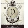 Breeze Decor Nautical P Monogram 2-Sided Vertical Impression House Flag 1 Breeze Decor Nautical P Monogram 2-Sided Vertical Impression House Flag -Mayne Store home design 488