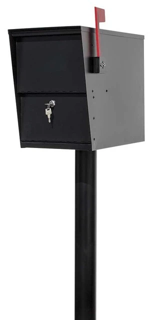 QualArc Lettersentry Locking Mailbox With Direct Buriel Steel Post 3 QualArc Lettersentry Locking Mailbox With Direct Buriel Steel Post