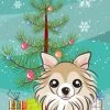 The-store Christmas Tree And Chihuahua Flag Garden Size BB1623GF -Mayne Store home design 527