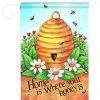 Breeze Decor Bee Hive Home 2-Sided Impression Garden Flag 1 Breeze Decor Bee Hive Home 2-Sided Impression Garden Flag -Mayne Store home design 532