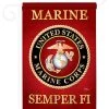 Breeze Decor Military Marine Corps 2-Sided Impression Garden Flag 2 Breeze Decor Military Marine Corps 2-Sided Impression Garden Flag -Mayne Store home design 536