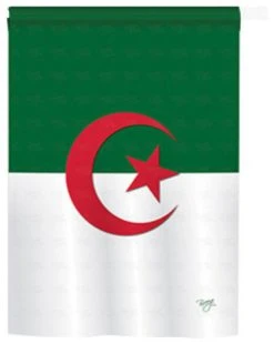 Breeze Decor Algeria 2-Sided Vertical Impression House Flag