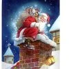 Breeze Decor Christmas Chimney Santa 2-Sided Vertical Impression House Flag 1 Breeze Decor Christmas Chimney Santa 2-Sided Vertical Impression House Flag -Mayne Store home design 550