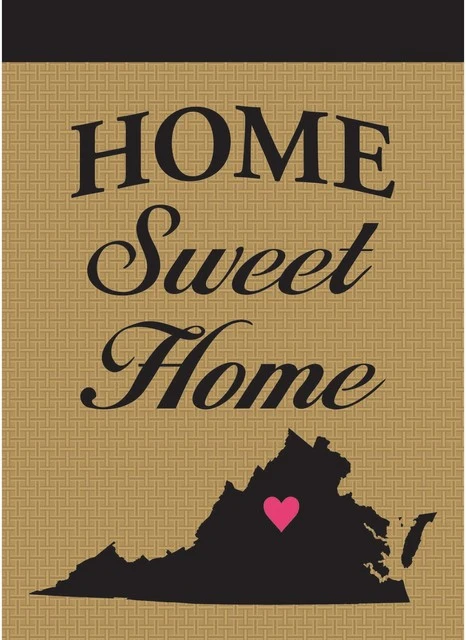 Dicksons Double Applique Virginia Burlap Garden Flag 3 Dicksons Double Applique Virginia Burlap Garden Flag