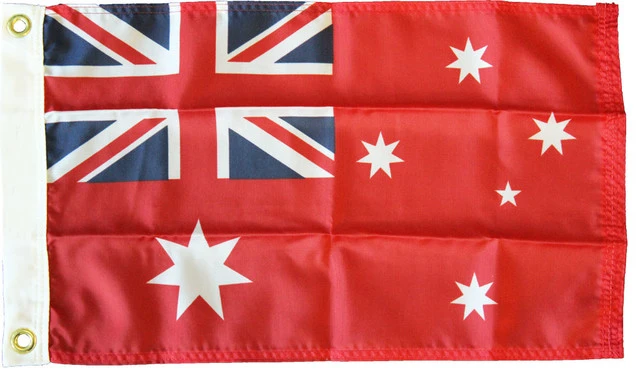 FlagLine Australia, 12"x18" Nylon Flag, Red 3 FlagLine Australia, 12"x18" Nylon Flag, Red
