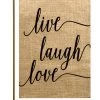 TheWatsonShop Live Laugh Love Burlap Garden Flag 2 TheWatsonShop Live Laugh Love Burlap Garden Flag -Mayne Store home design 564