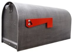 Special Lite Products Company Titan Steel Curbside Mailbox, Swedish Silver