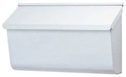 Solar Group Gibraltar L4009WW0 Woodlands Wall Mount Mailbox, Extra Large, White