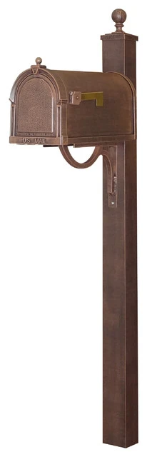 Special Lite Products Company Berkshire Curbside Mailbox With Springfield Mailbox Post