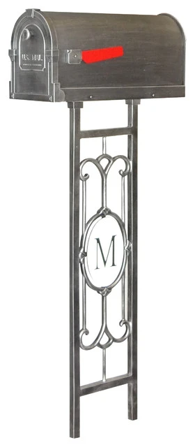 Special Lite Products Company Savannah Curbside Mailbox With Monogram Mailbox Post 3 Special Lite Products Company Savannah Curbside Mailbox With Monogram Mailbox Post