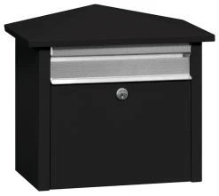 Salsbury Industries Mail House For Residential And Commercial Use, Black