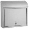 QualArc Compton Decorative Wall Mounted Locking Mailbox, Stainless Steel 1 QualArc Compton Decorative Wall Mounted Locking Mailbox, Stainless Steel -Mayne Store home design 77