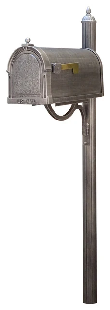 Special Lite Products Company Berkshire Curbside Mailbox With Richland Mailbox Post