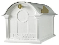 Whitehall Products Balmoral Mailbox, White