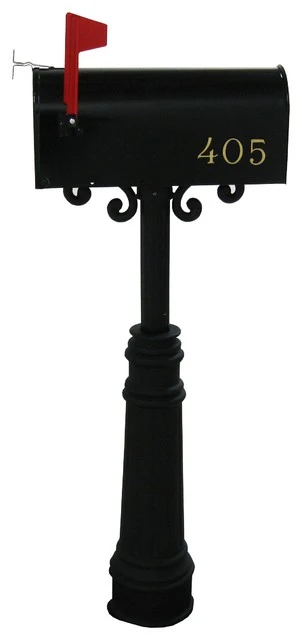 Mid Atlantic Mailboxes Premier BAM Curbside Mailbox With Pedestal Scroll And Avenel Base 3 Mid Atlantic Mailboxes Premier BAM Curbside Mailbox With Pedestal Scroll And Avenel Base