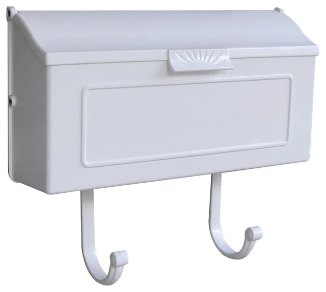 Special Lite Products Company Horizon Horizontal Mailbox, White 3 Special Lite Products Company Horizon Horizontal Mailbox, White