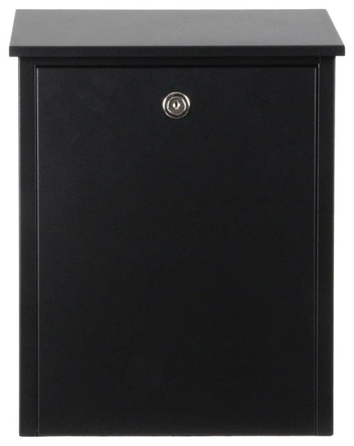 QualArc Allux Series Top Loading Wall Mount Mailbox Allux 200 - Black 2 QualArc Allux Series Top Loading Wall Mount Mailbox Allux 200 - Black